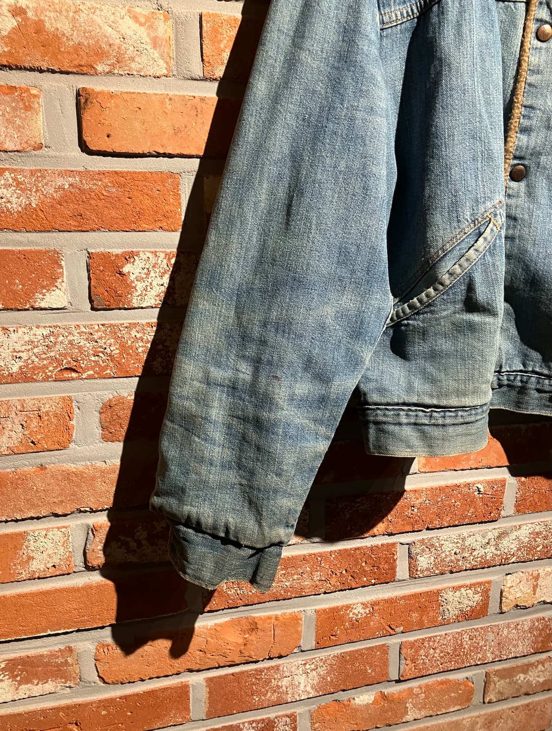 70s USA 빈티지 랭글러 셰르파 데님 자켓 상품이미지4