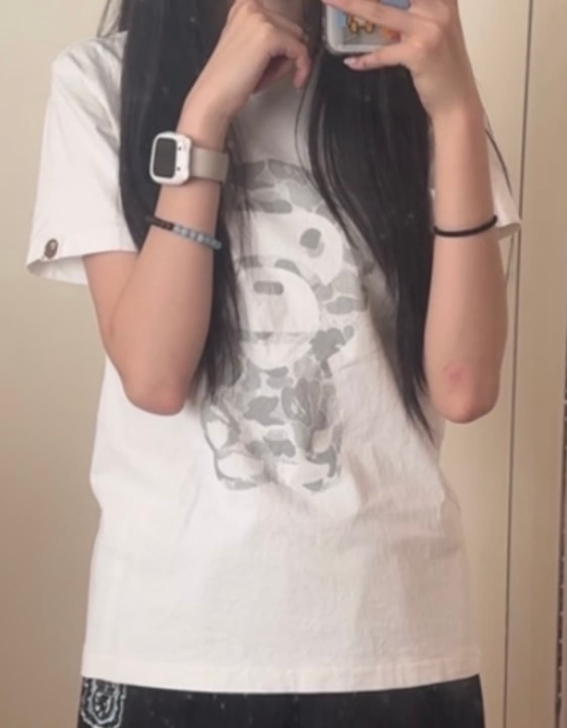 베이프 마일로 반팔 티셔츠 상품이미지4
