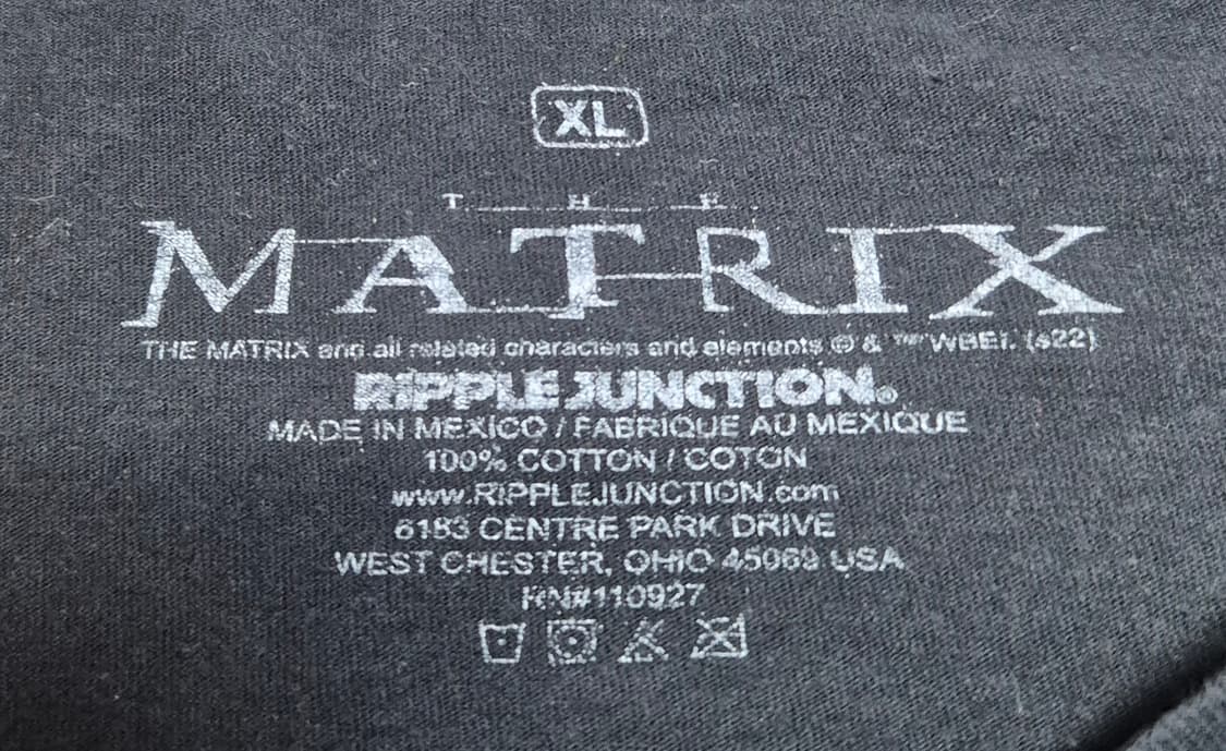 [XL] 매트릭스 오피셜 티셔츠 -610 상품이미지4