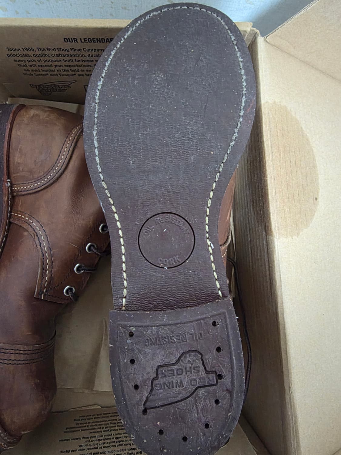 레드윙 아이언레인저 8111 7.5d 255 사이즈 구형(홍창) 상품이미지5