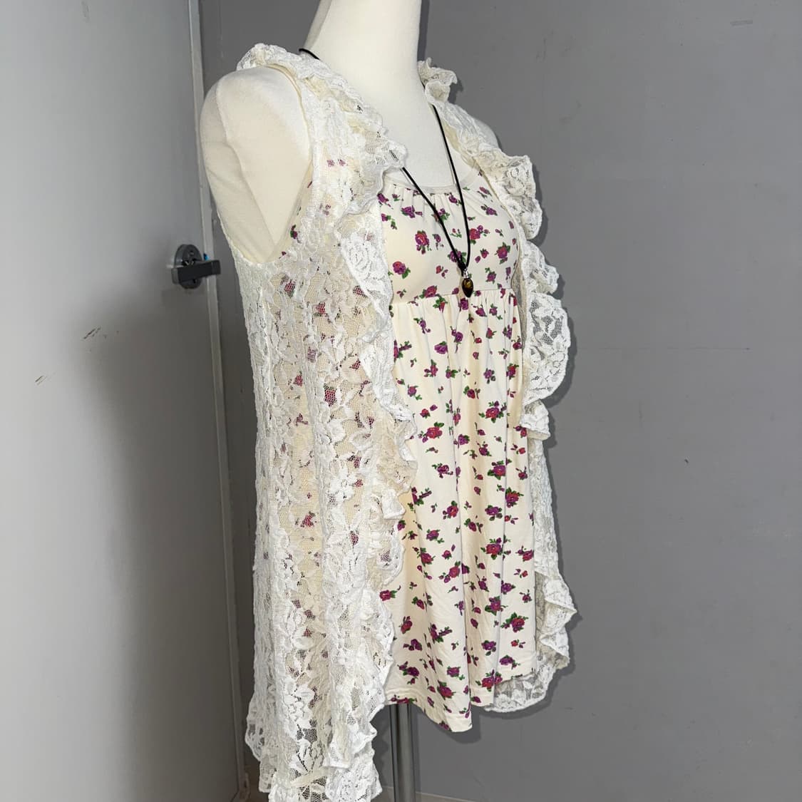 모리 페어리 레이스 프릴 조끼  상품이미지2