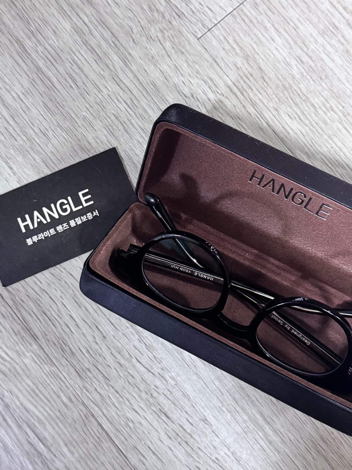 한글안경 안경테 서울컬렉션 연희 블랙  상품이미지2