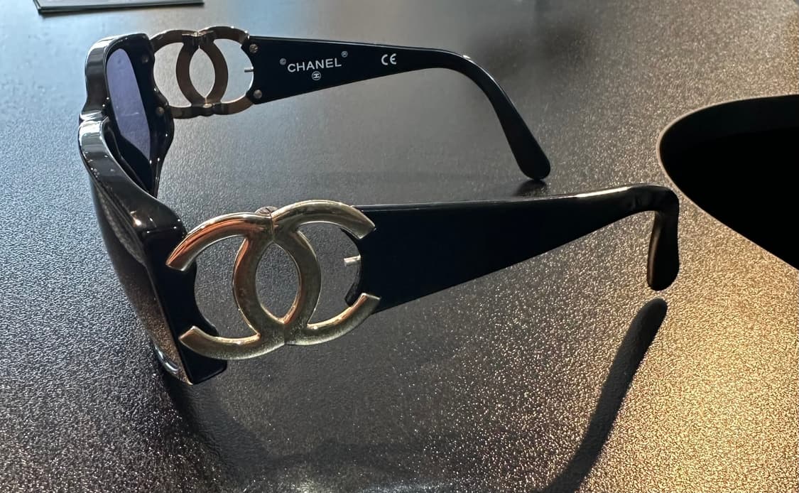 정품 샤넬 코코로고 90s 빈티지 선글라스 상품이미지6