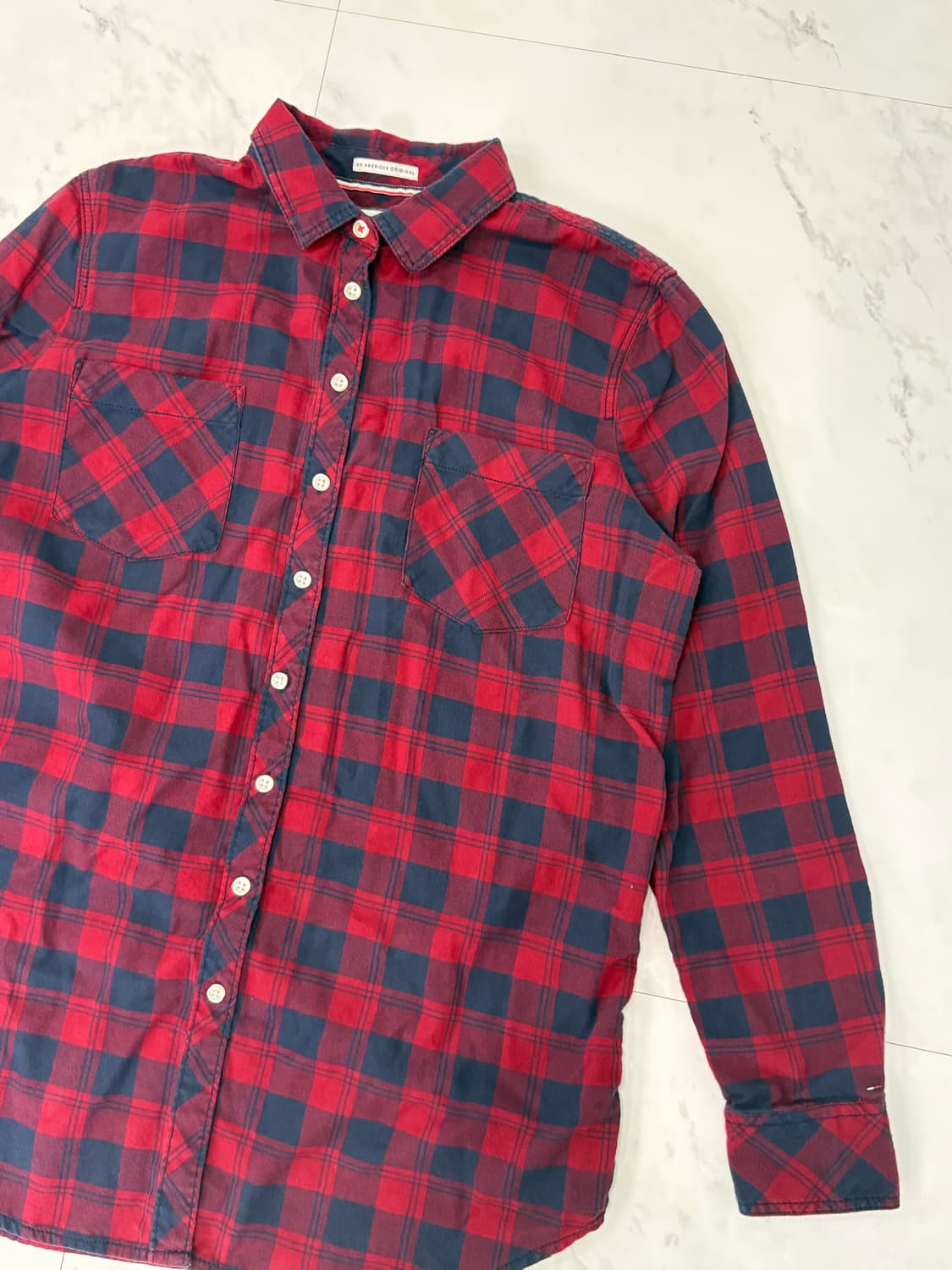 hilfiger denim Tartan checkered shirt 상품이미지2