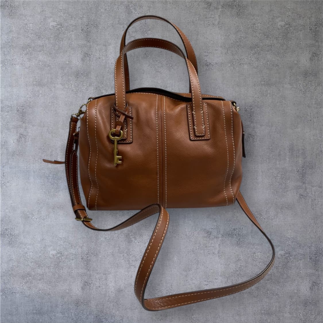 파슬 Fossil 브라운 엠마 사첼백 토트백 크로스백 상품이미지1