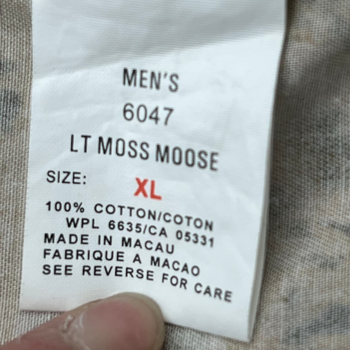 울리치 애니멀 패턴셔츠 s10359 상품이미지7