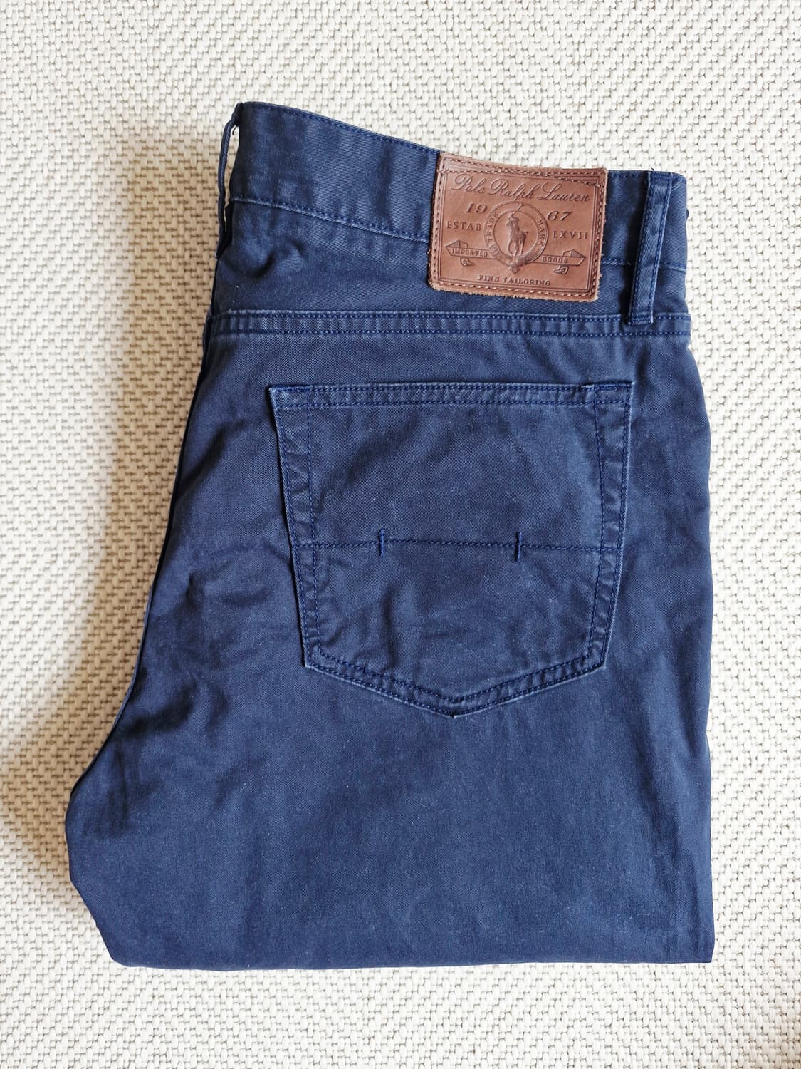 폴로 랄프로렌 5 포켓 가먼트다이드 코튼 팬츠 상품이미지1