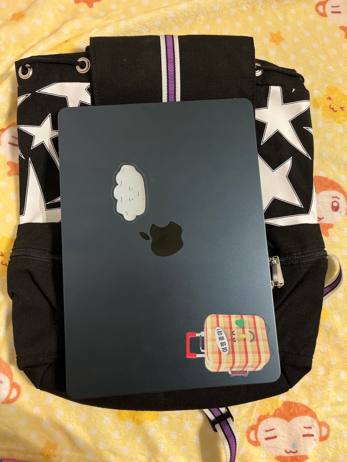 쿠로미깔 별무늬 백팩 ⭐️ 상품이미지7