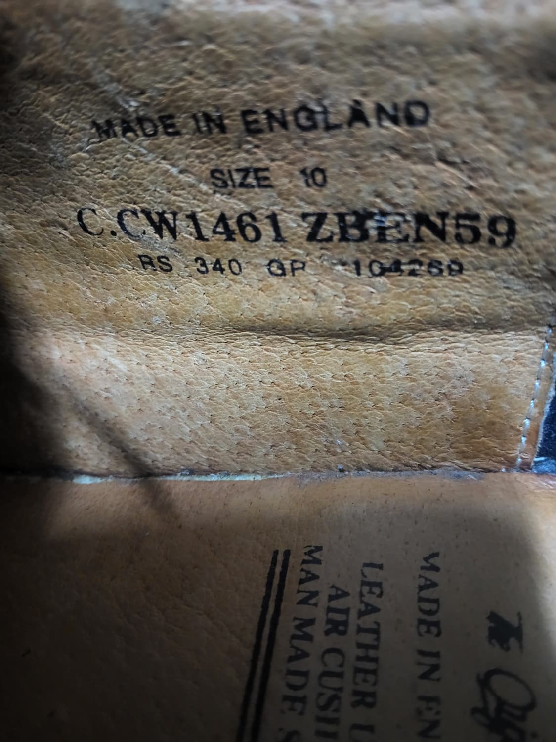 닥터마틴1461 브로그 윙팁 280 잉글랜드 생산품 상품이미지2