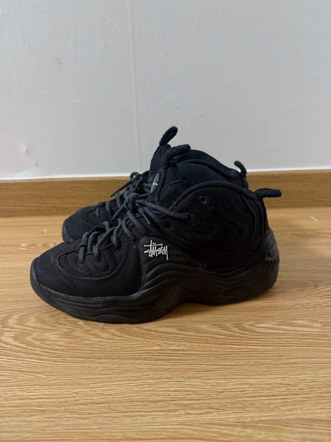 나이키 x 스투시 에어페니 2 블랙 235 상품이미지4