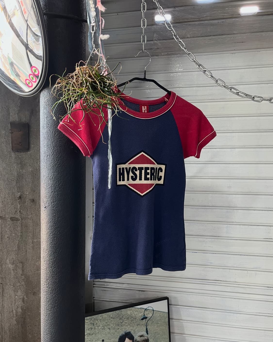 90s Hysteric Glamour mesh raglan t-shirt 상품이미지1