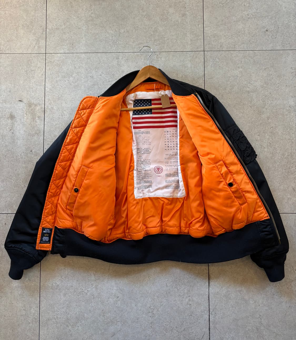 Alpha industries 알파 인더스트리 ma-1 양면 항공점퍼 상품이미지3