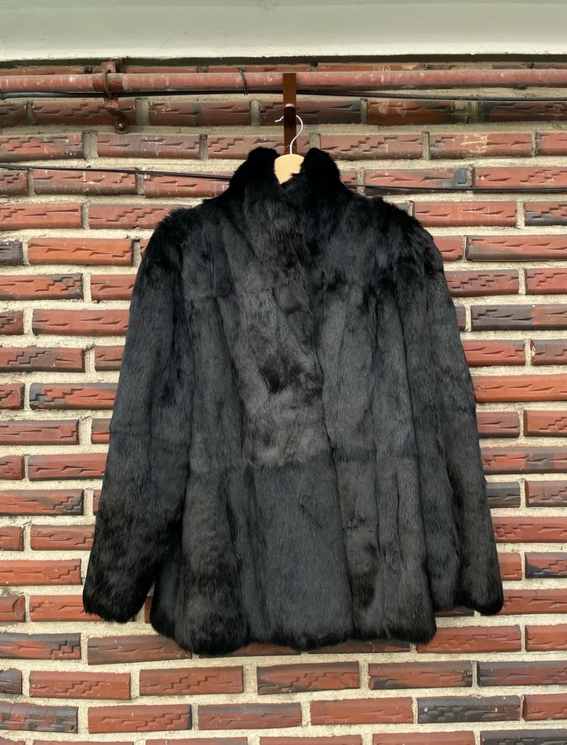 빈티지 폭스퍼 반코트 상품이미지1