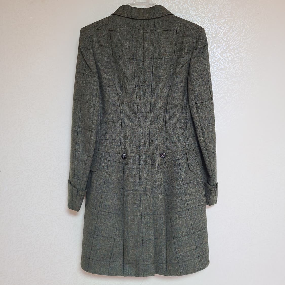 (S 새제품) 폴로 랄프로렌 여성 울 트위드 테일러드 싱글 클래식 코트 상품이미지6