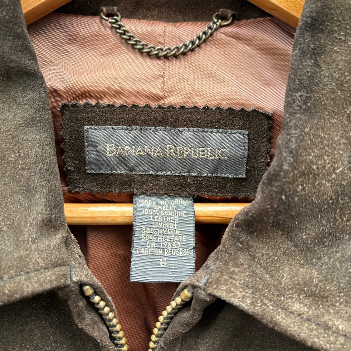 Banana Republic 바나나리퍼블릭 레더 가죽 스웨이드 자켓 상품이미지3