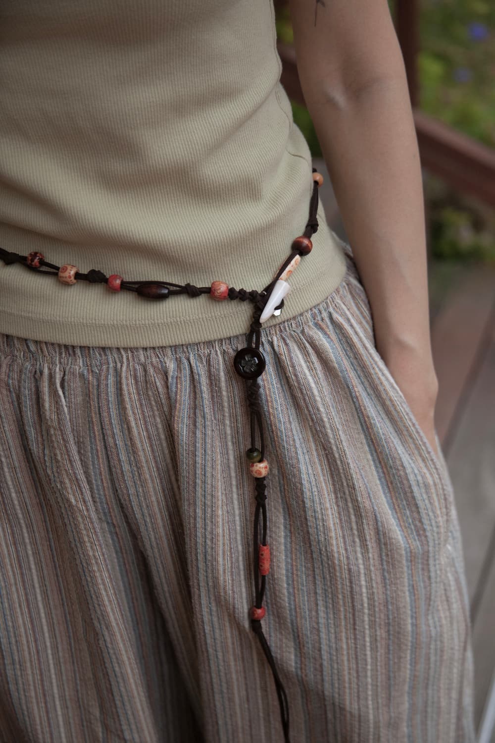 Eastern Wood Strap Belt 상품이미지4