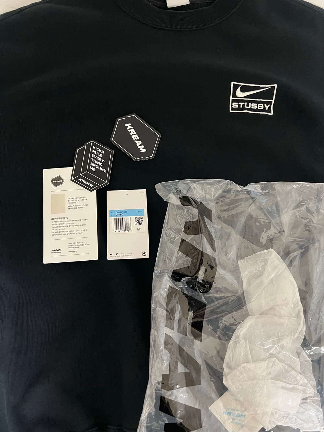 나이키 스투시 나투시 nrg맨투맨 블랙 m 상품이미지4