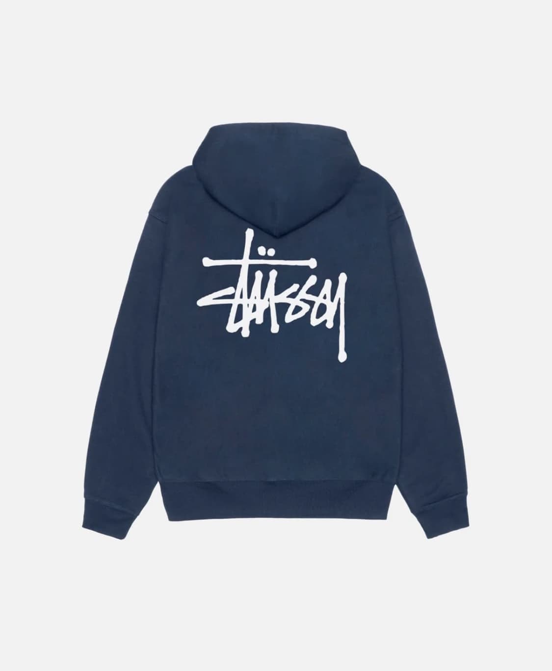 BASIC STÜSSY HOODIE NAVY L 스투시 후디 네이비 상품이미지1