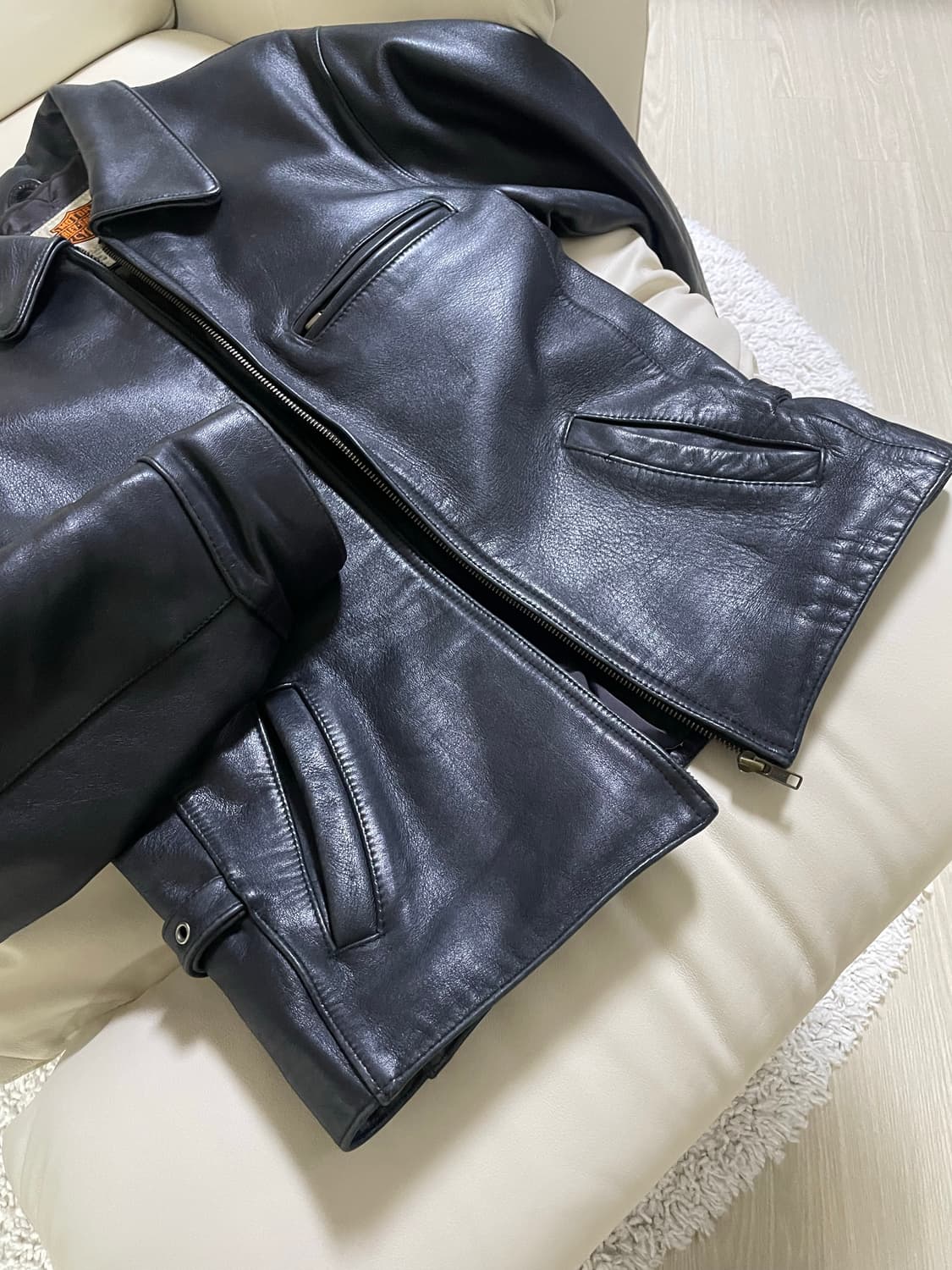 할리데이비슨 카우하이드 싱글 라이더 레더자켓 상품이미지2