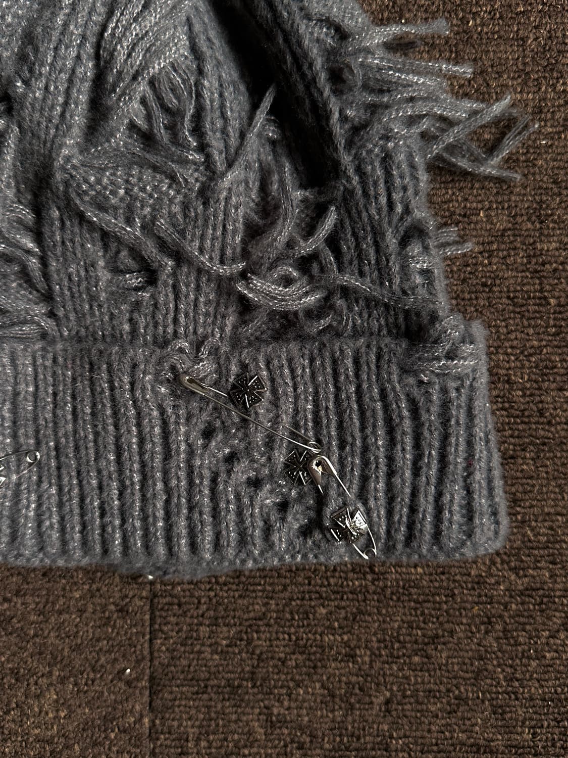 비즈 그런지 비니 Gray 상품이미지8