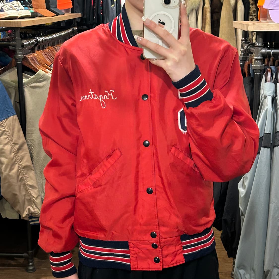 [HI] VTG 바시티 레드 상품이미지2