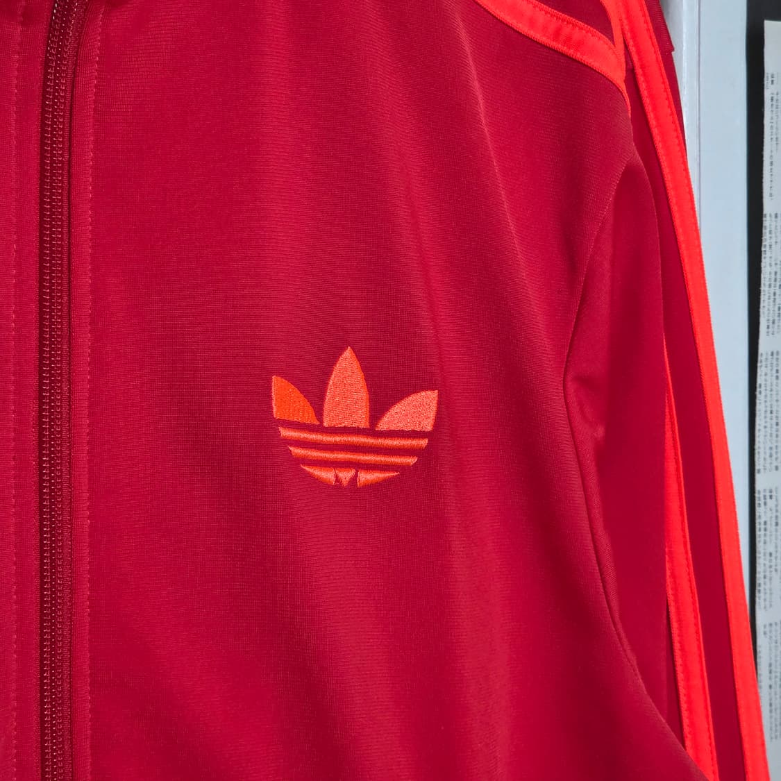 아디다스 파이어버드 레드 오렌지 져지 트랙탑 상품이미지5