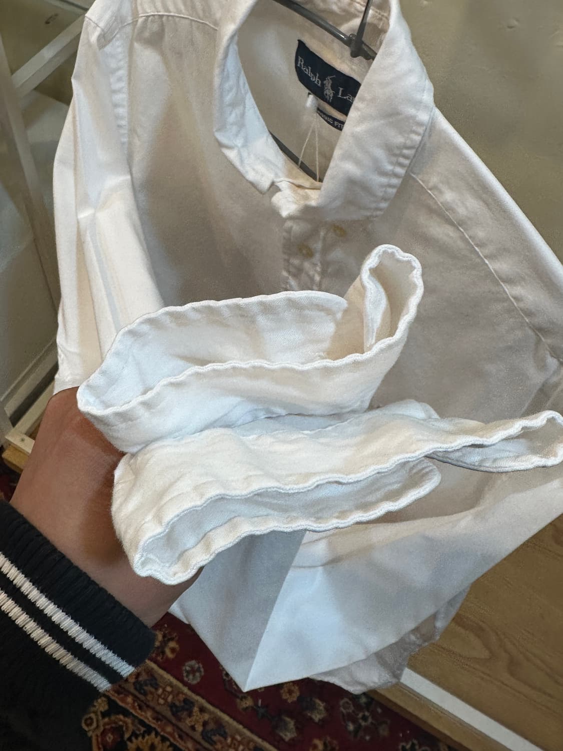 폴로 랄프로렌 클래식핏 옥스포드 셔츠 화이트 상품이미지6