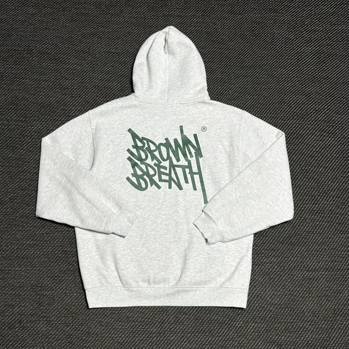 [L] Brown breath 브라운브레스 기모 후드티 상품이미지1