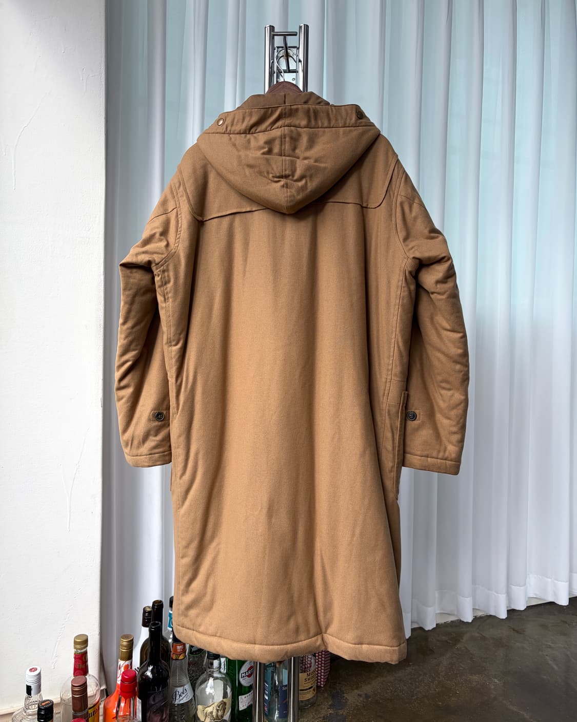 [S-M]글로버울 GLOVERALL 패디드 울 캐시미어 더플코트 상품이미지7