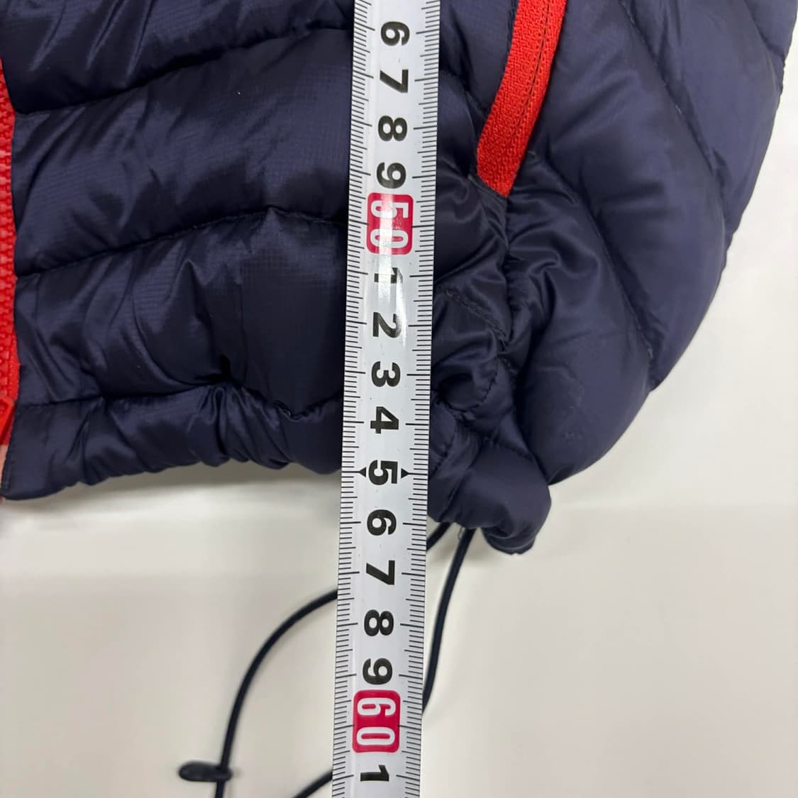 Columbia 컬럼비아 네이비 구스다운 자켓 걸즈 경량 패딩(M) 상품이미지7