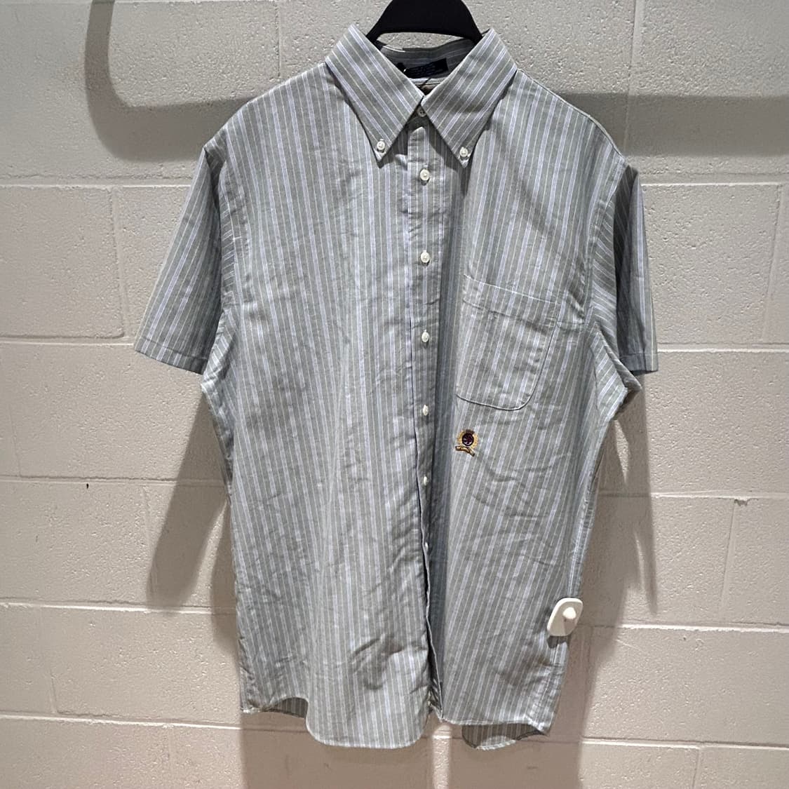 Tommy Hilfiger Logo Stripe Shirts 상품이미지4