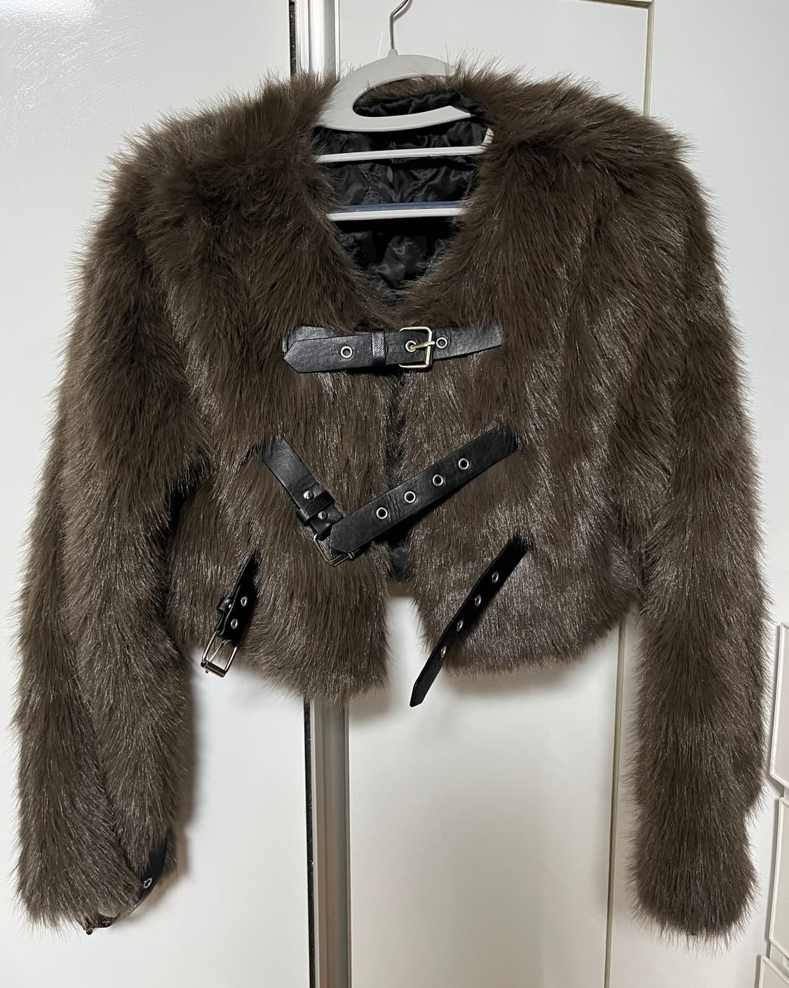 빈티지 버클 퍼자켓 상품이미지1