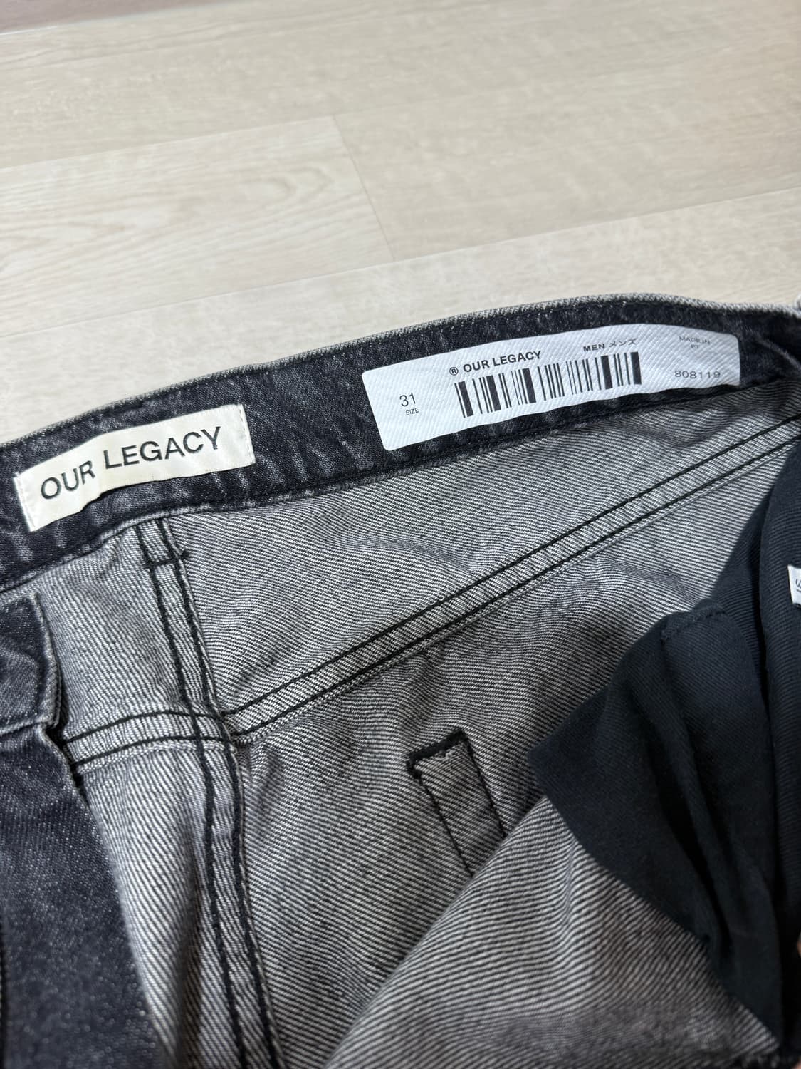 [31]아워레가시 써드컷 슈메틀링 패치 데님 상품이미지3