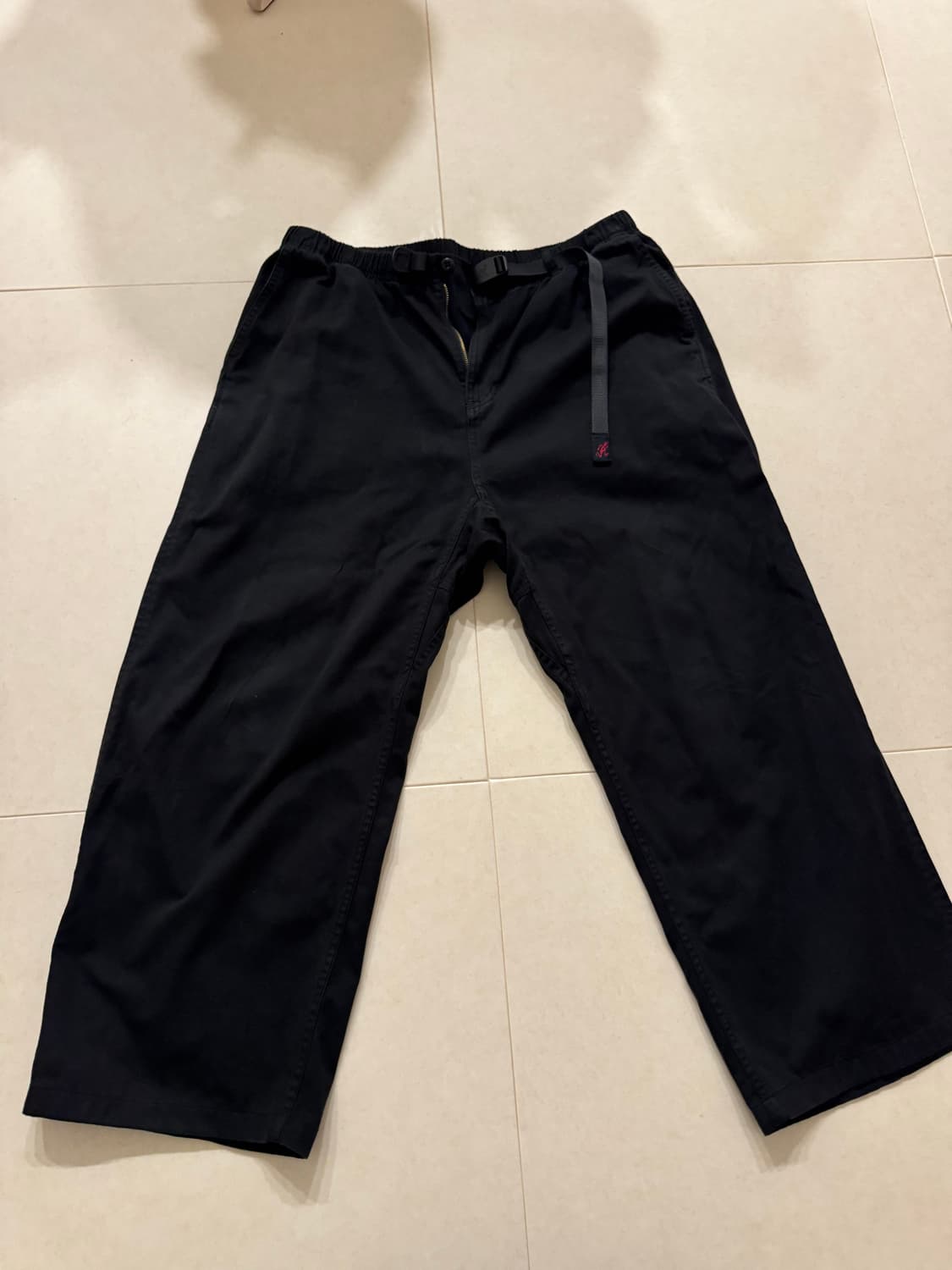 [XL] 그라미치 와이드팬츠 블랙 상품이미지2