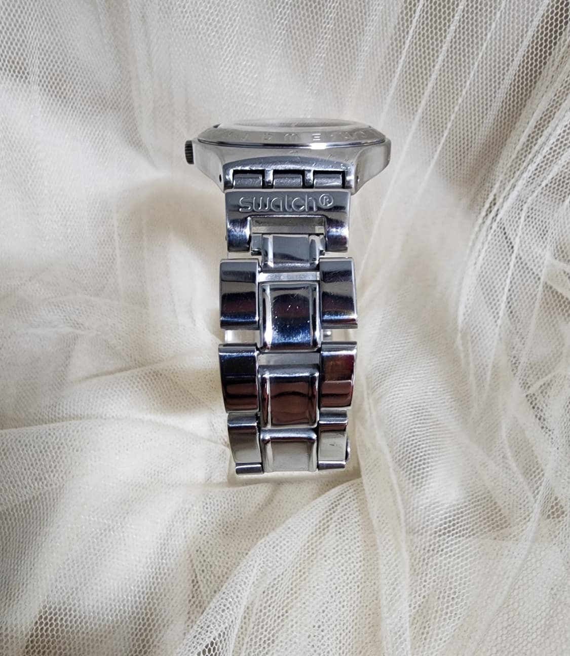 스와치 아이러니 AG 1993 쿼츠 메탈밴드 상품이미지6