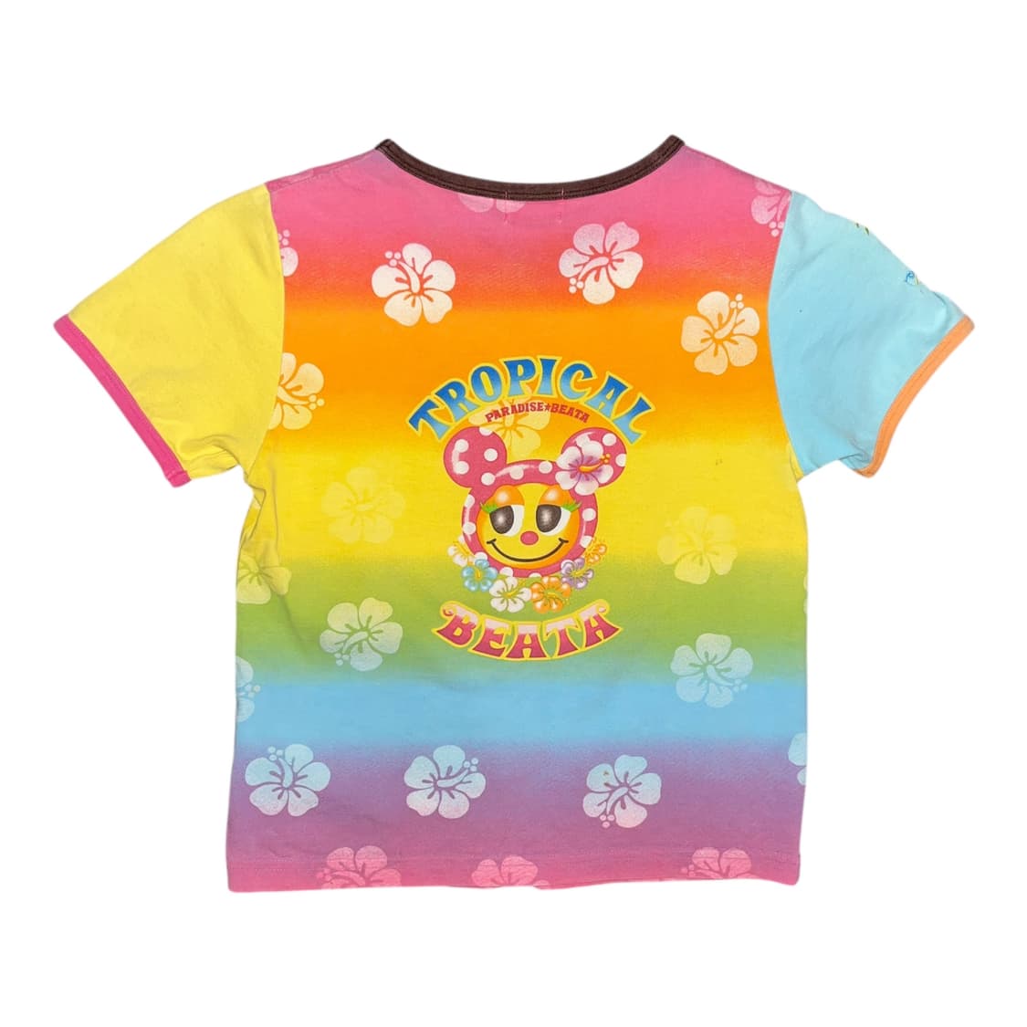 K.L.C. 히비스커스 무지개 나그랑 반팔티 키치갸루 상품이미지4