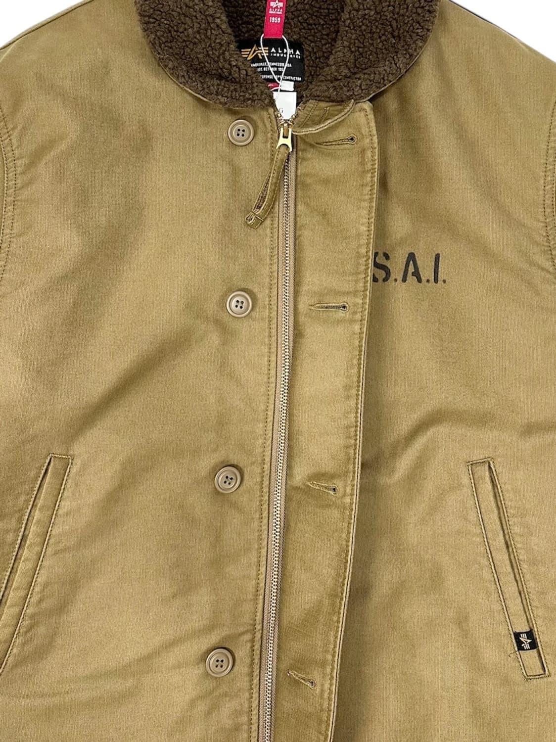 Alpha N-1 Deck Jacket (Beige) 상품이미지5