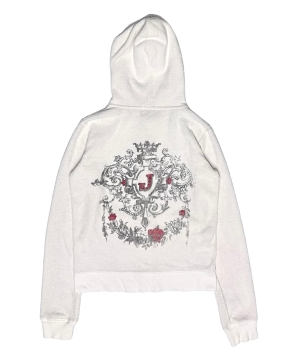 쥬시꾸뛰르 큐빅 벨루어 테리 집업 후디 상품이미지1