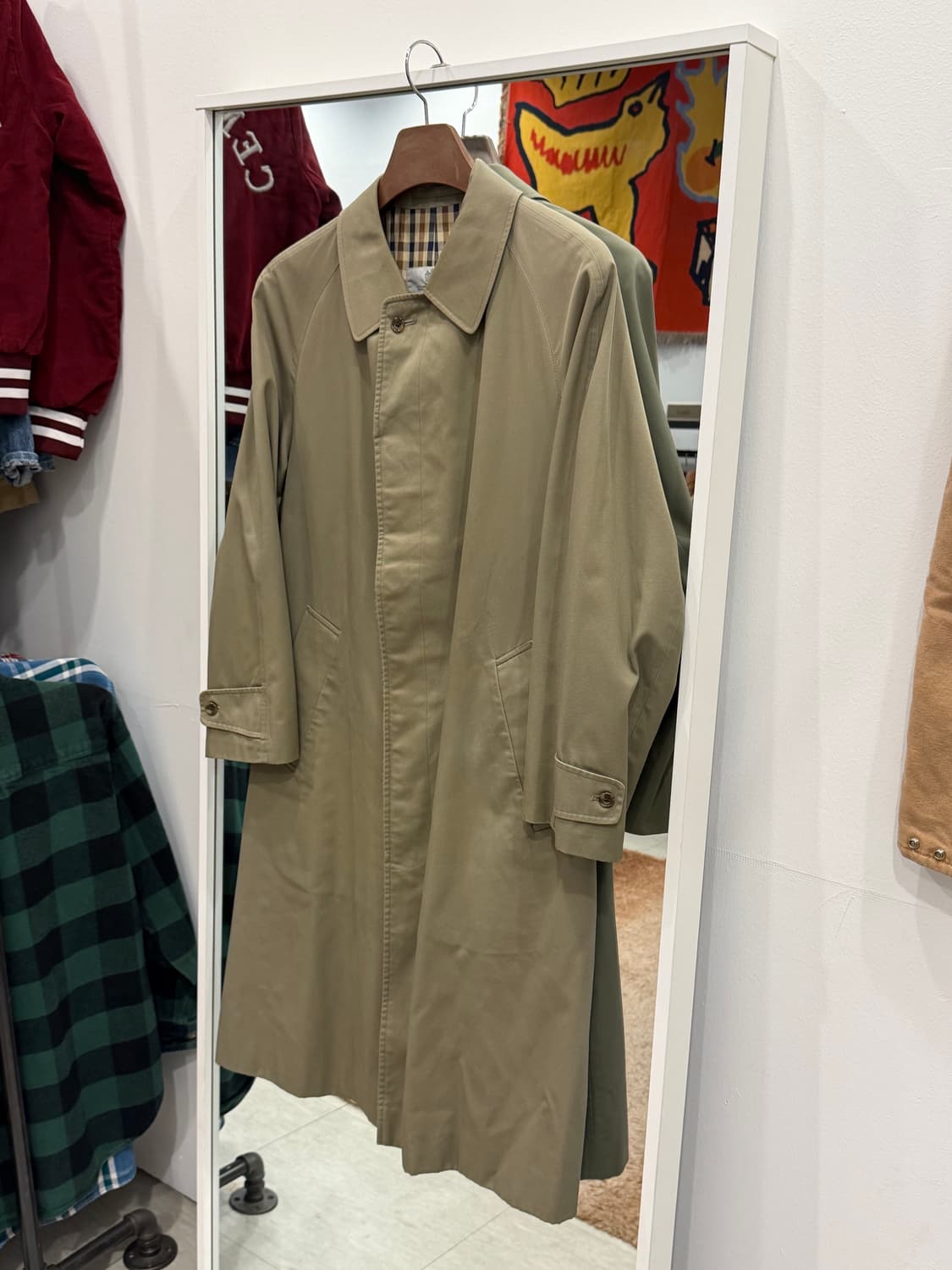 80s Aquascutum 빈티지 트렌치 맥코트 made England 상품이미지1