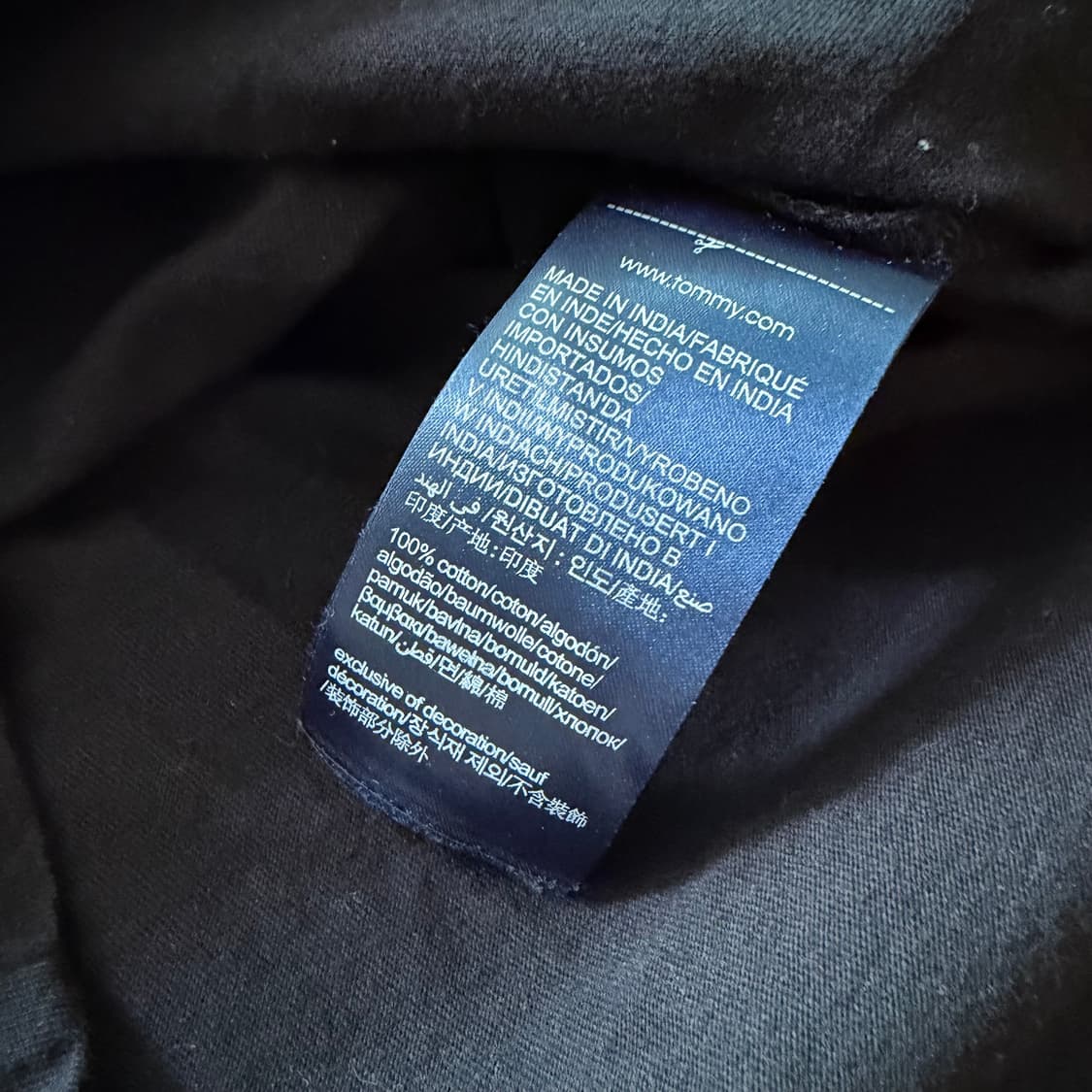 타미 힐 피거 센터로고 롱 슬리브 티셔츠 상품이미지3