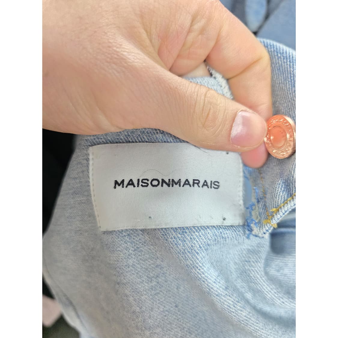 택포// 메종마레 청자켓 데님 자켓 L 상품이미지2