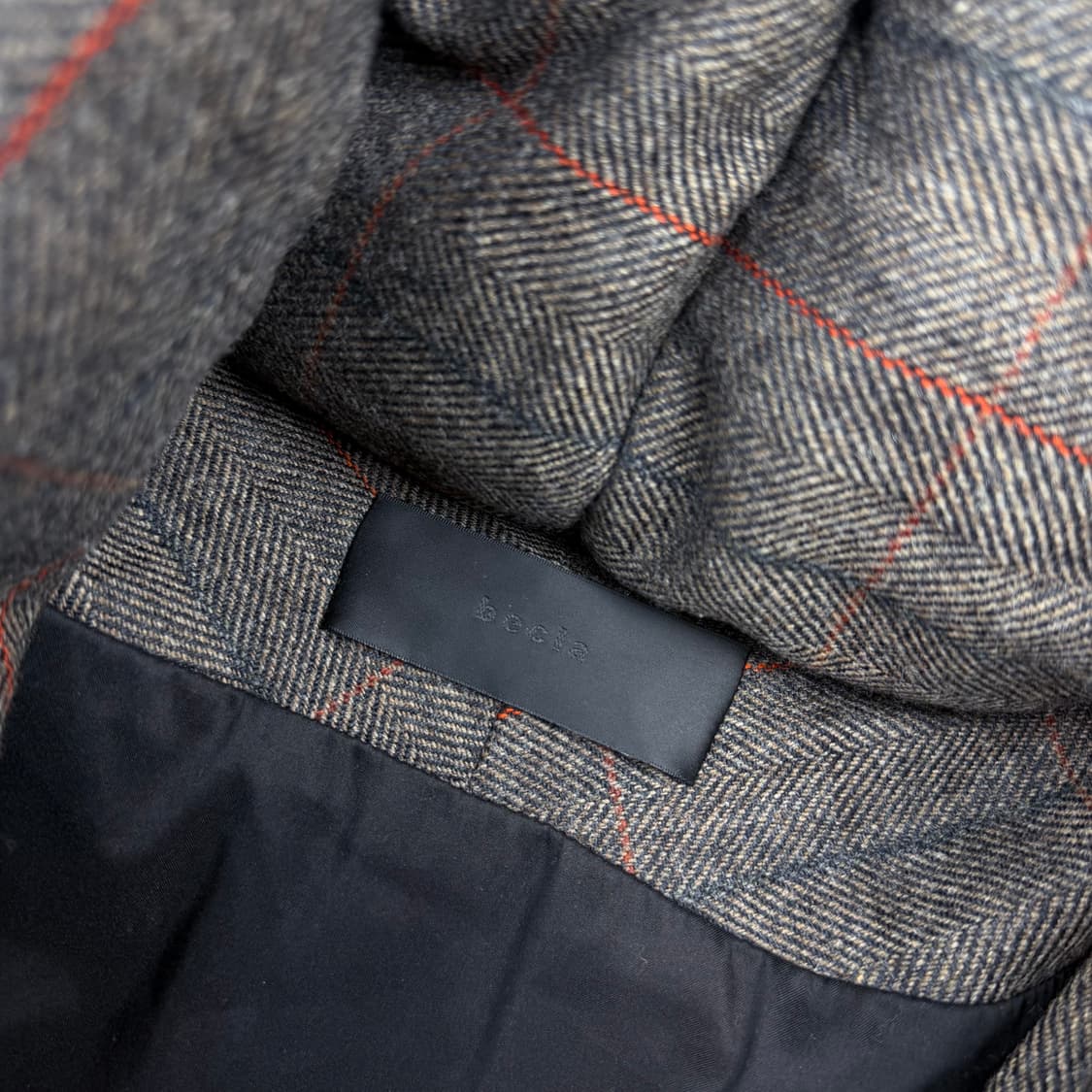 비클라(becla) 아브라함 문 울 헤링본 패딩 코트 상품이미지5