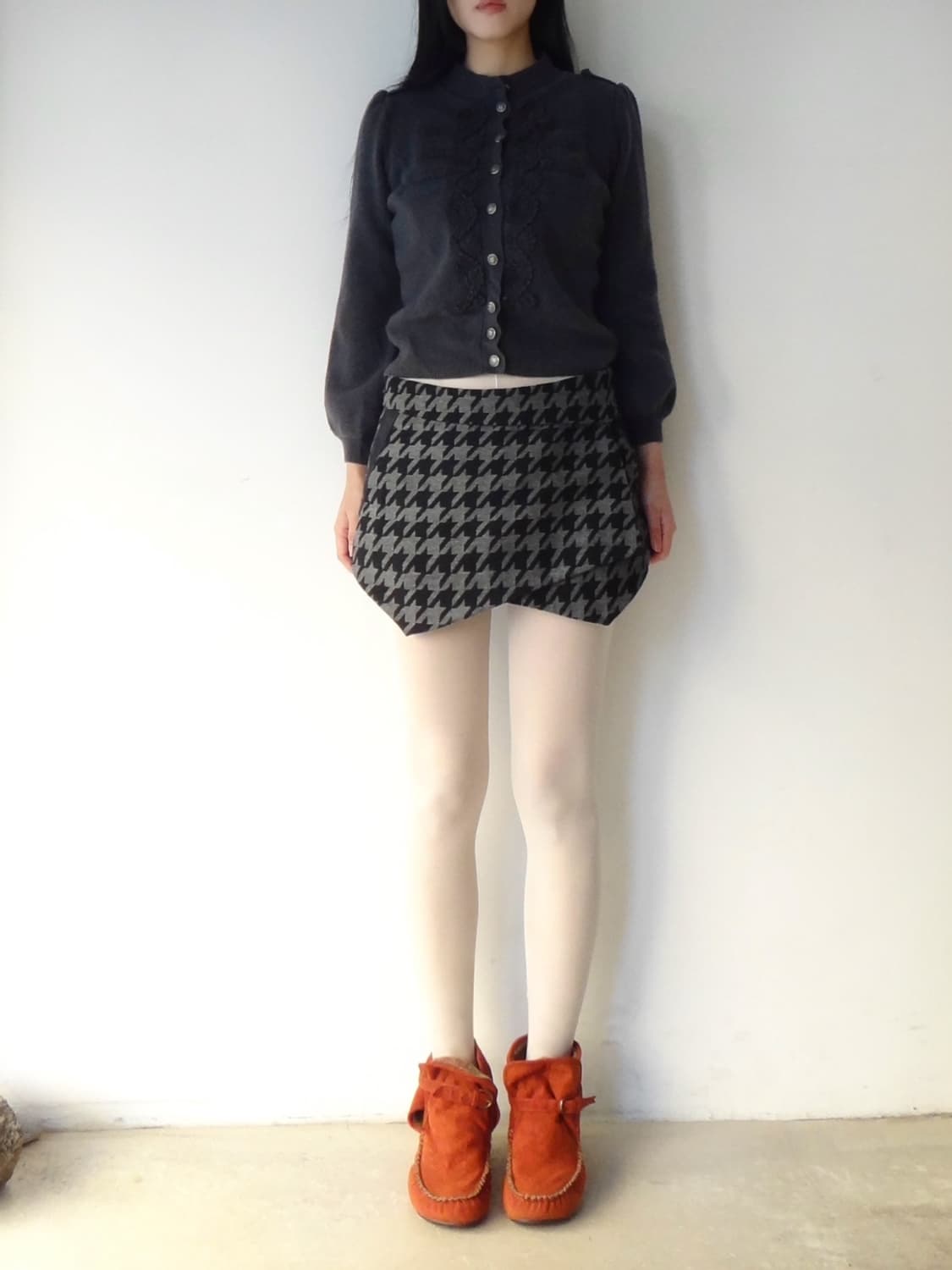 Embroidery shoulder epaulet point knit 상품이미지2