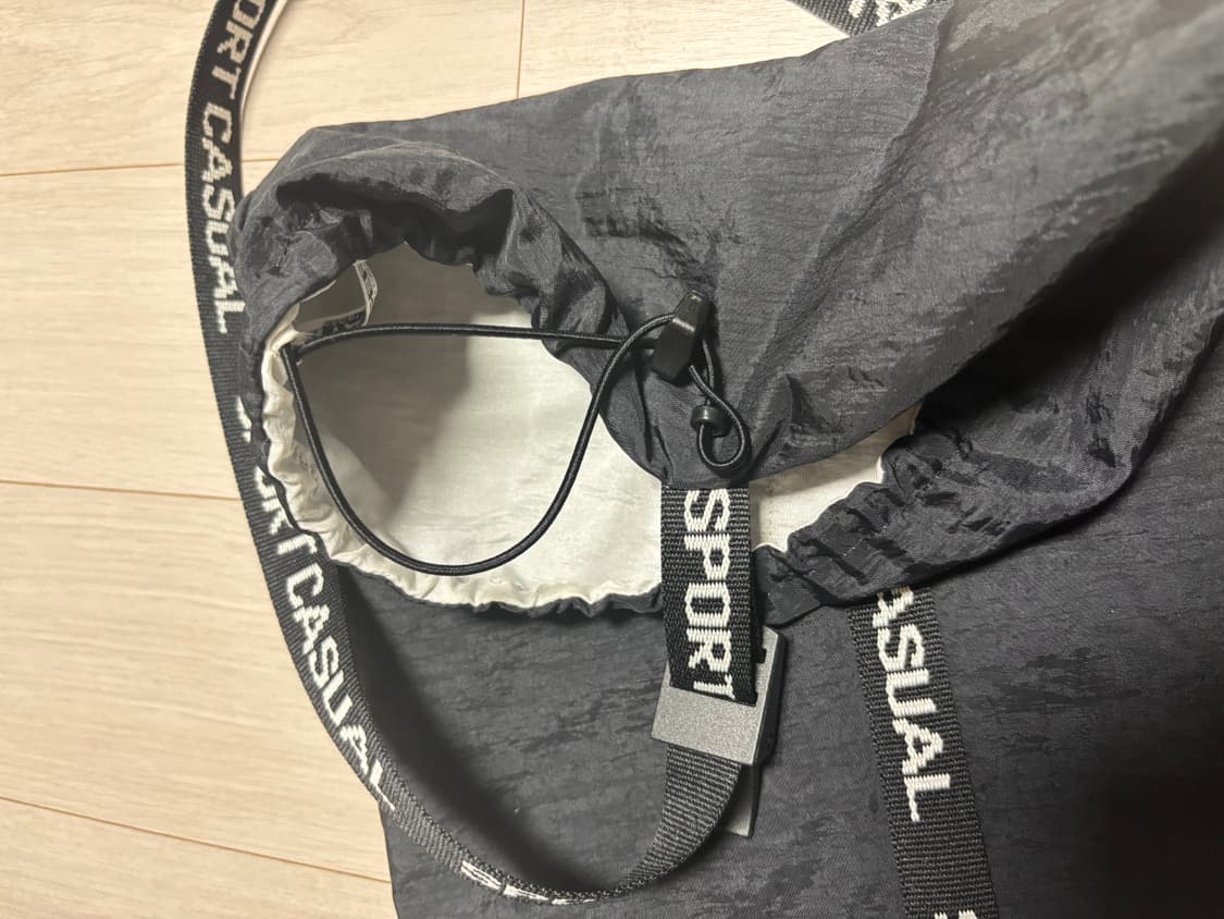 헤리티지 플로스 나일론 워셔 스포츠 백 블랙 상품이미지4