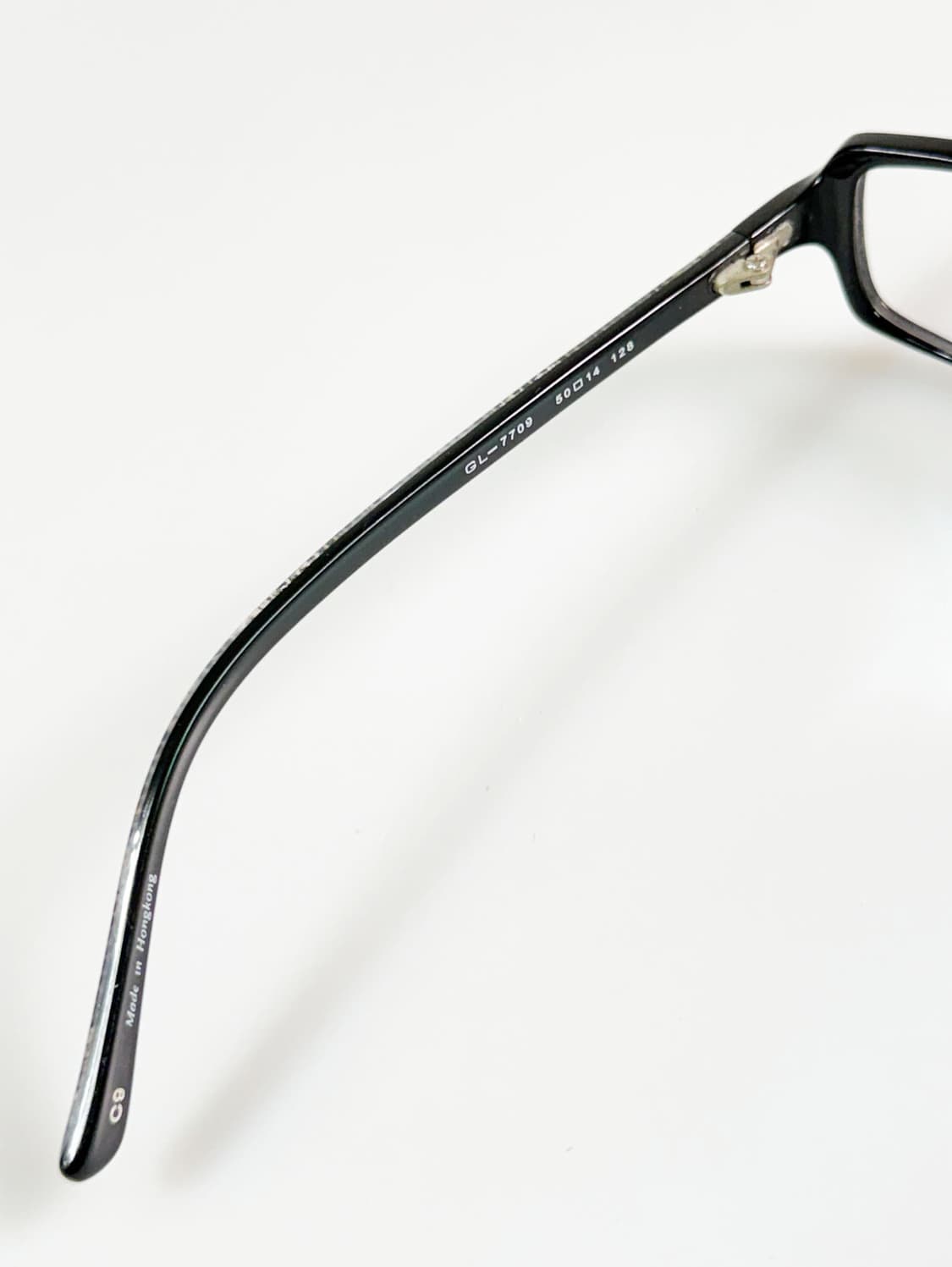 GALLAN 블랙 스퀘어 뿔테 프레임 빈티지 안경 상품이미지7