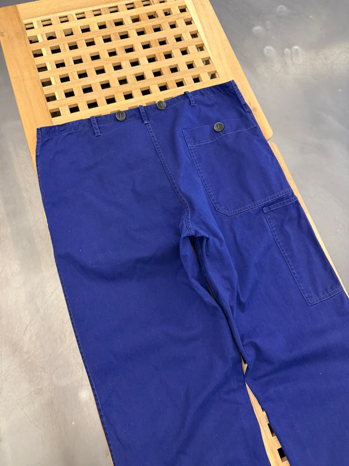1970s FRIENDSHIP FADED NAVY 빈티지 프렌치워크팬츠 상품이미지10