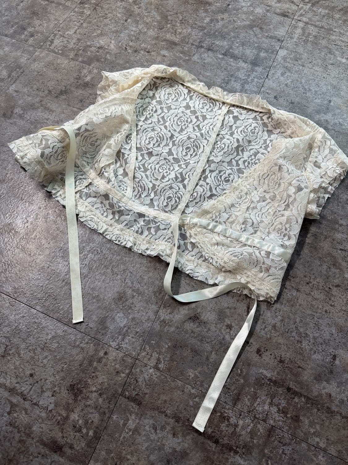 레이스 타이 볼레로 상품이미지3