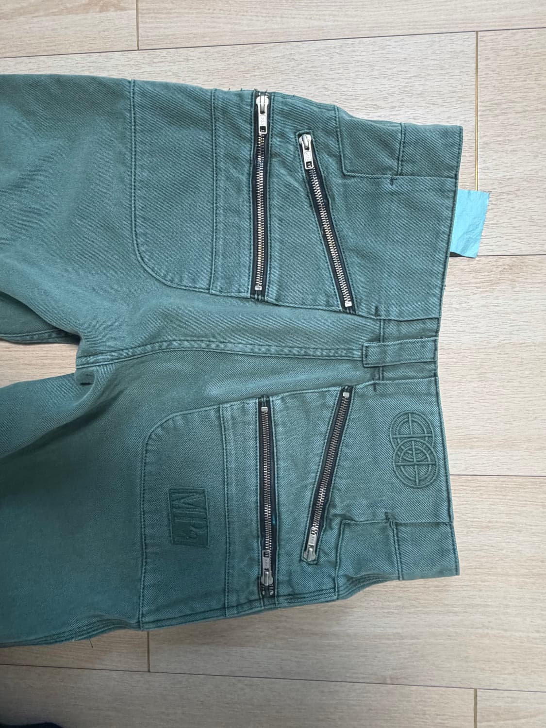 플라스틱프로덕트 MPa SPLIT POCKET PANTS 에메랄드 S 상품이미지5