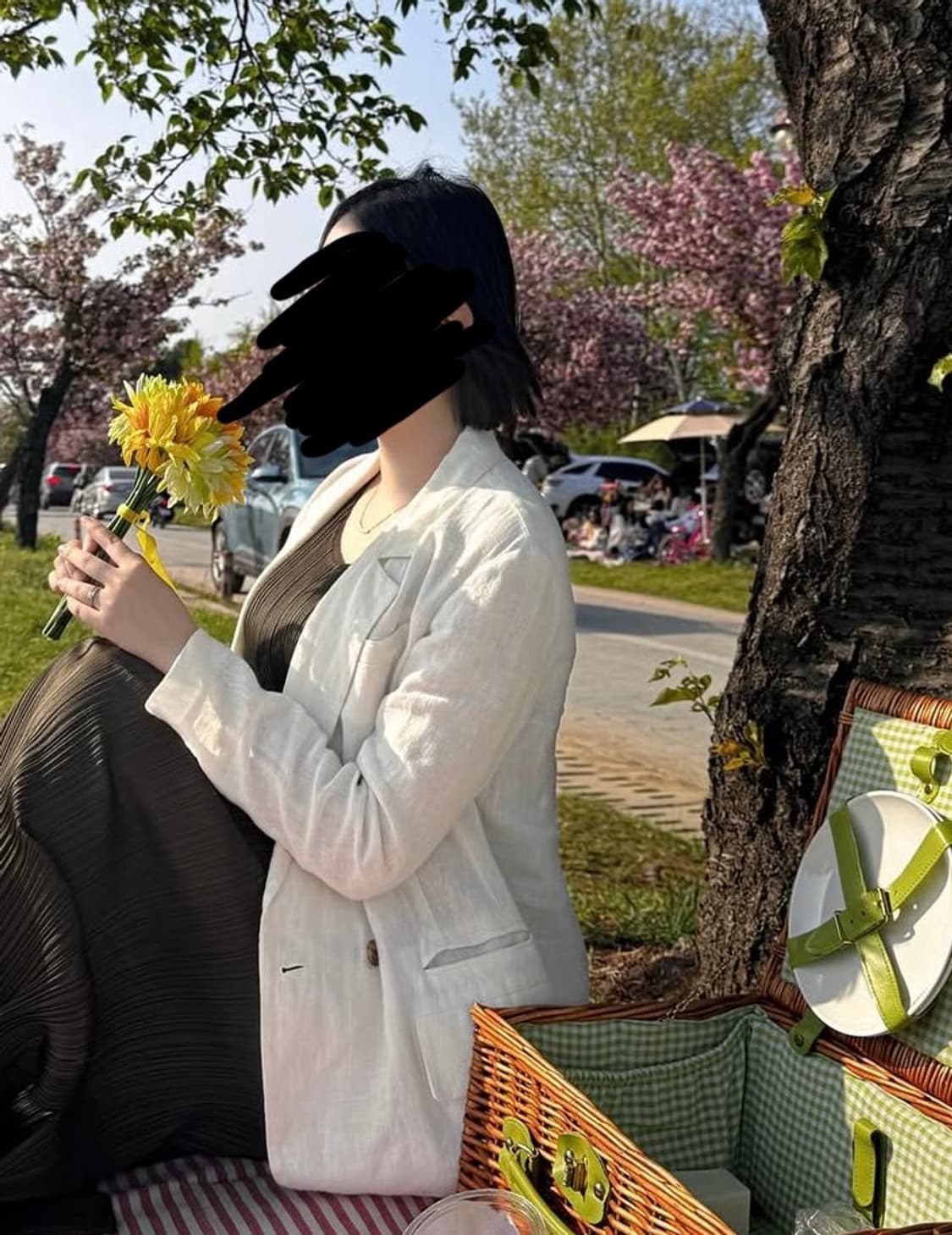 마쥬 아이보리 린넨100 자켓 상품이미지8