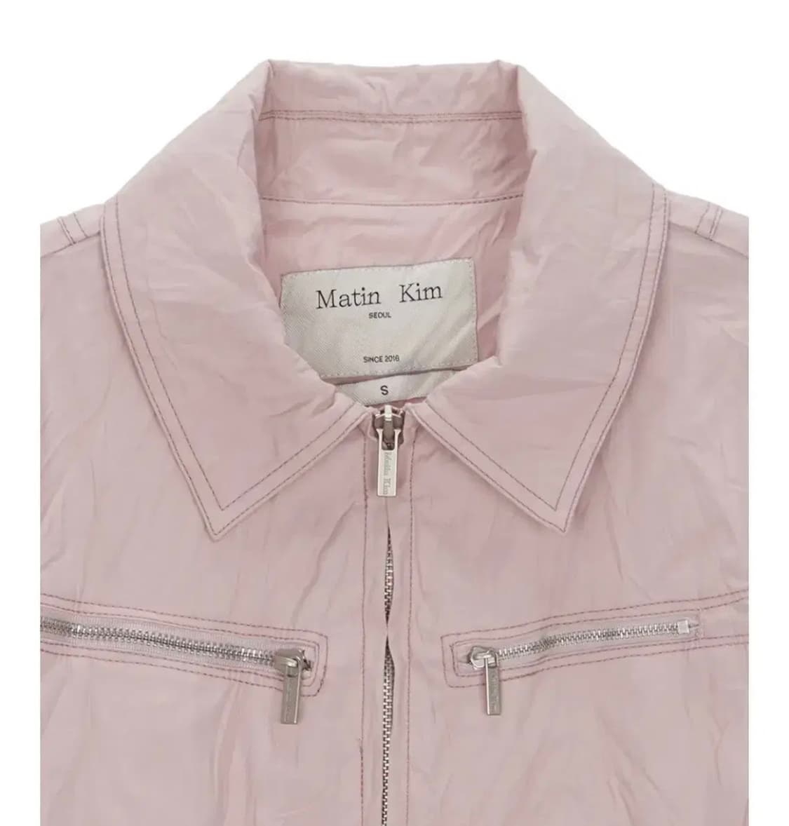 마뗑킴 crinkle crop jumper 상품이미지5